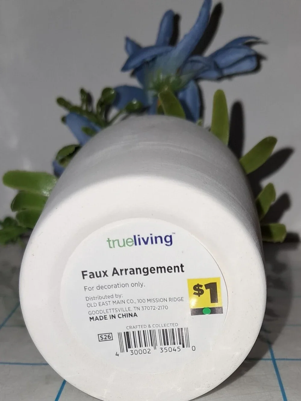 FREE with PURCHASE FAUX (FLORAL) ARRANGEMENT